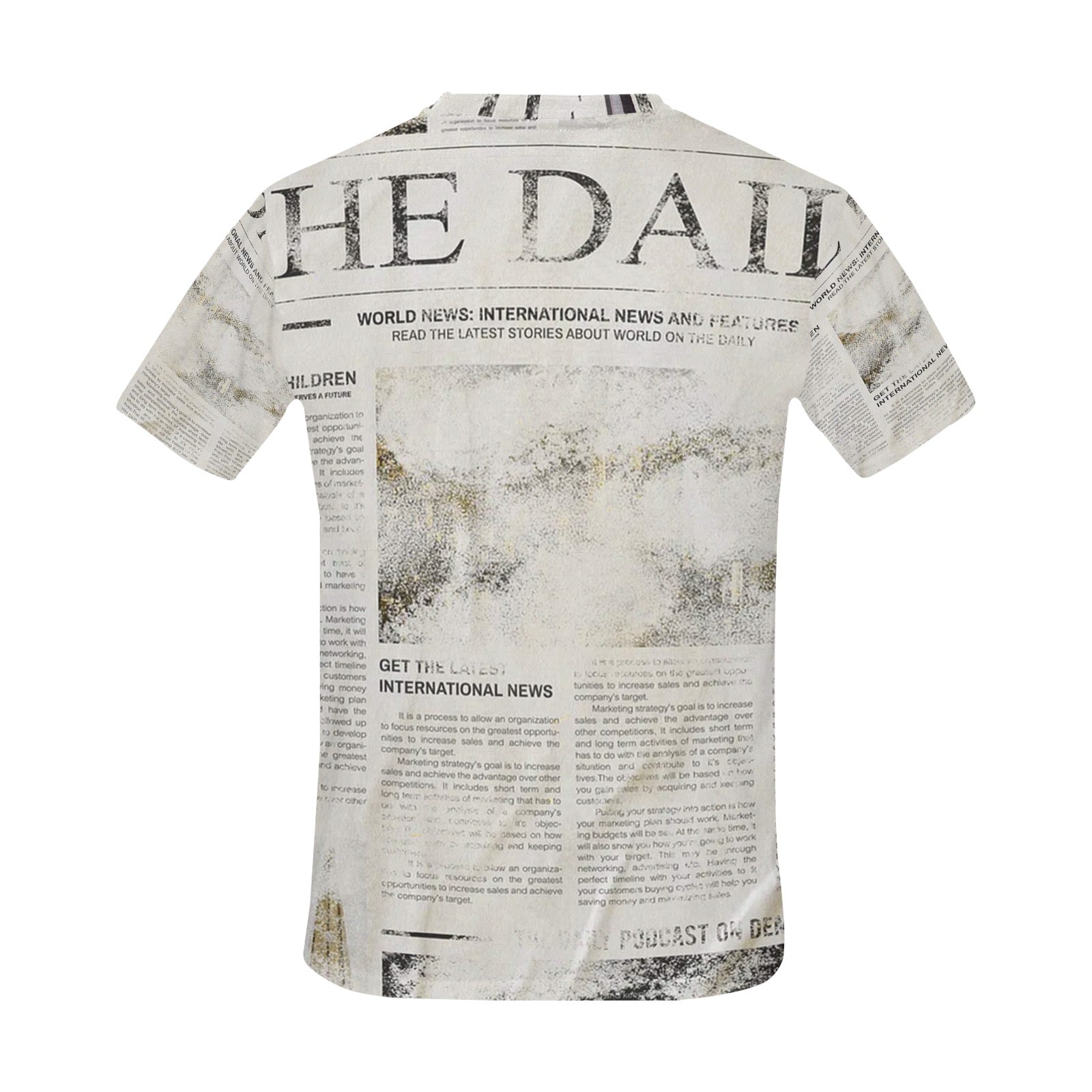 Chicago Times All Over Tee Men's All Over Print Crew Neck T-Shirt (Model T40-2)