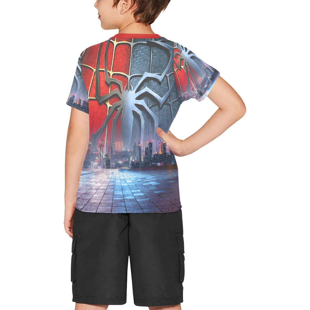 Custom Designed Spiderman All Over Tee