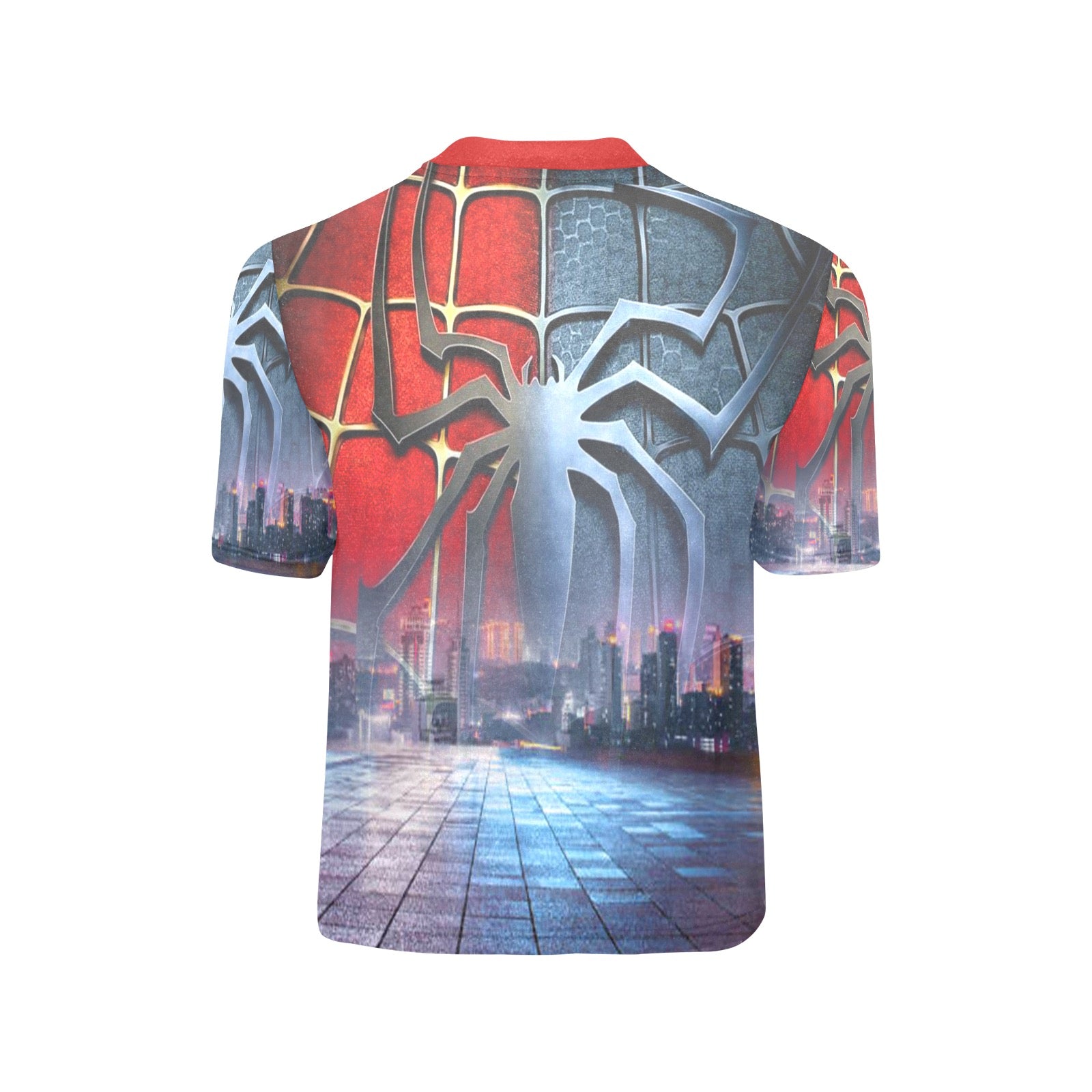 Custom Designed Spiderman All Over Tee