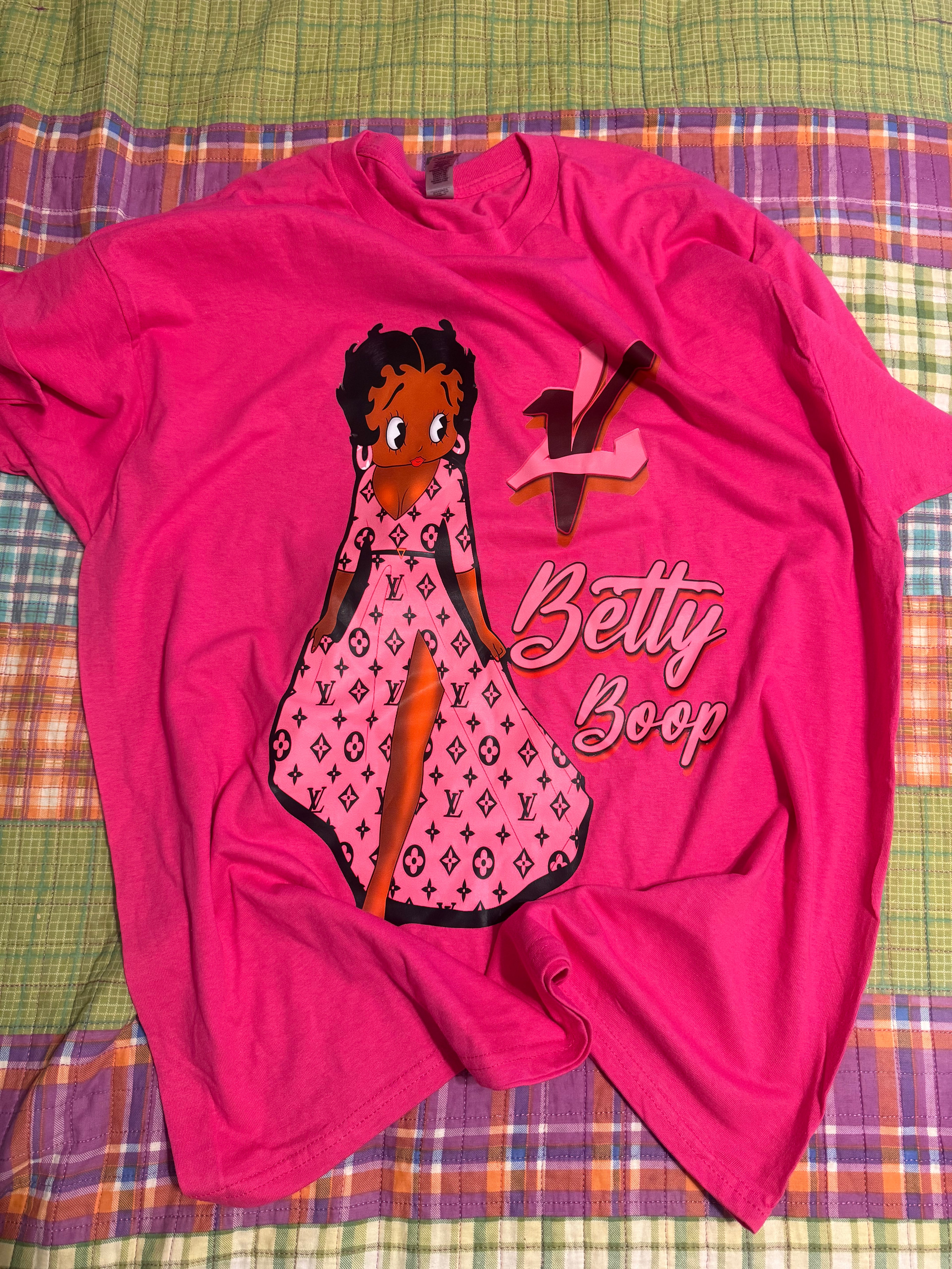 Custom Designed LV Betty Boop Tee