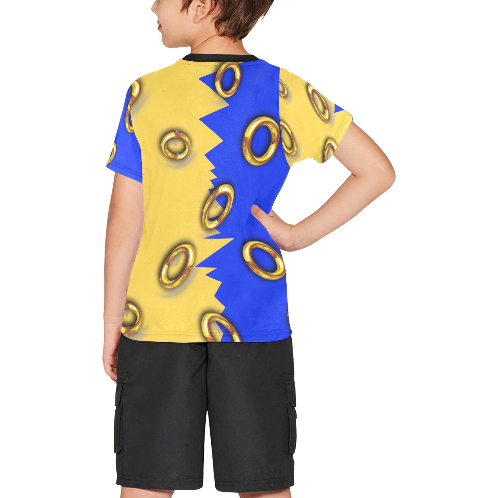 Custom Desgined Sonic And Tails 3D Tee Big Boys