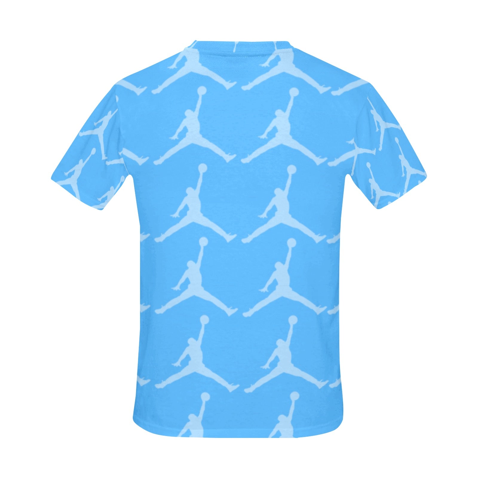 Tar Heels All Over Tee Men's All Over Print Crew Neck T-Shirt (Model T40-2)